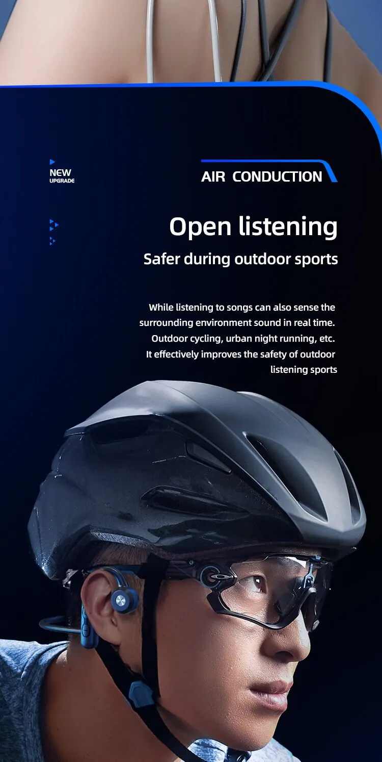 G25 Wireless Headset Bluetooth Earphone Headphones 5.3 Bone Conducting OpenEAR Large Capacity Battery Stereo Waterproof Earbuds S95ac5e9ccfd847e29bb2f9cf9446bdd8P
