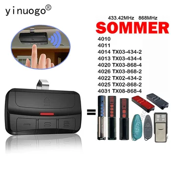 SOMMER 원격 제어 차고 도어 오프너 4010 4011 4013 4014 4020 4022 4025 4026 434.42 TX02 TX03 TX08 868.35 868, 4031 MHz, 434 MHz