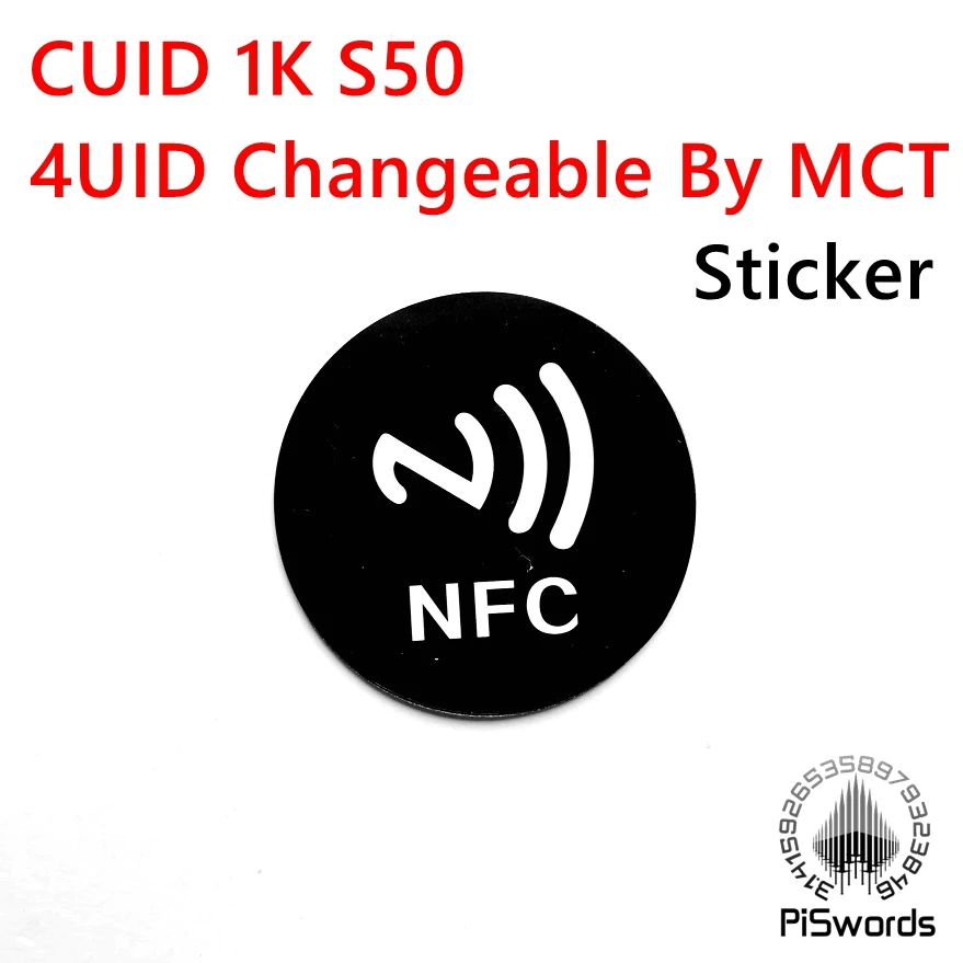 CUID GEN2 UID changeable NFC Card Tag Sticker Coil  Block0 Mutable Writeable S50 13.56Mhz  Chinese Magic Card By MCT