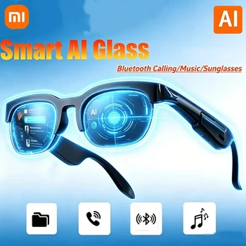 Nuovi Occhiali Intelligenti Bluetooth Xiaomi, Occhiali da Moto con AI, Audio Surround, Controllo Touch, Occhiali da Sole Multifunzionali Smart