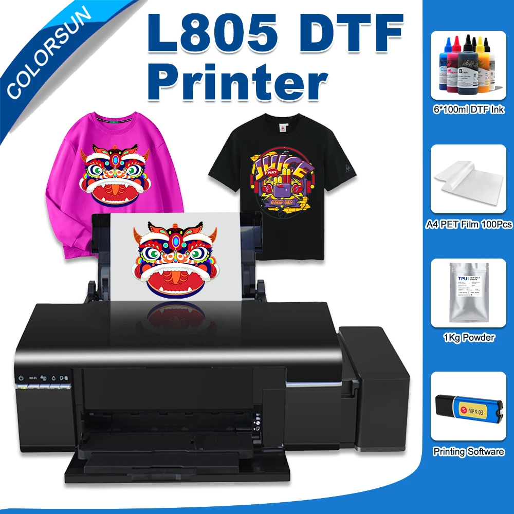 PLK A4 DTF-Drucker Upgrade L805 - Weißtintenzirkulation Für T-Shirt Druck