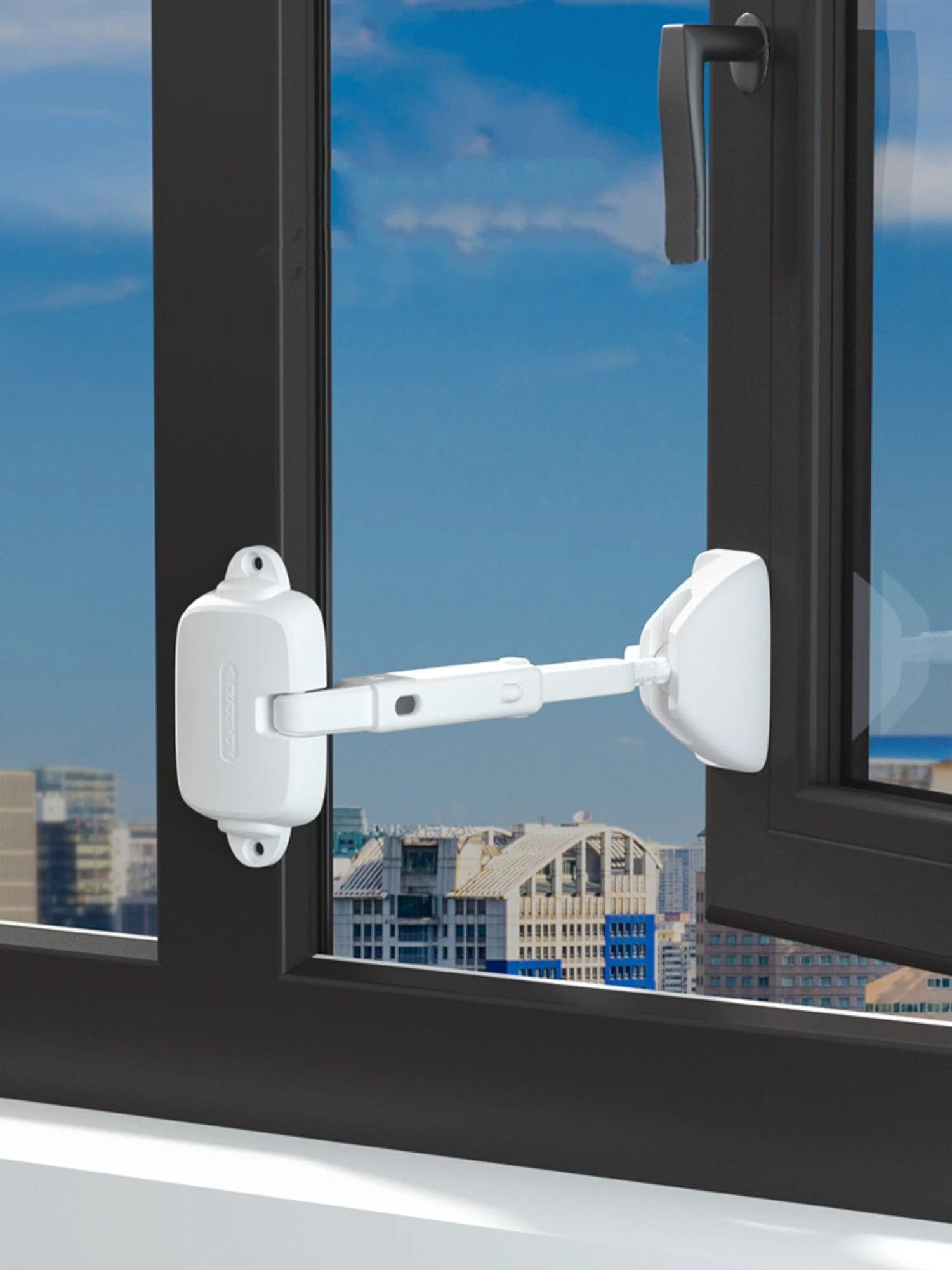 Window Safety Lock，Baby Push pull Limit Fixer， Anti open High rise