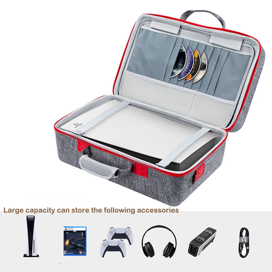 Compatible with PlayStation 5 disc PS5 controller PS5 accessories headphone accessories game board controller suitcase