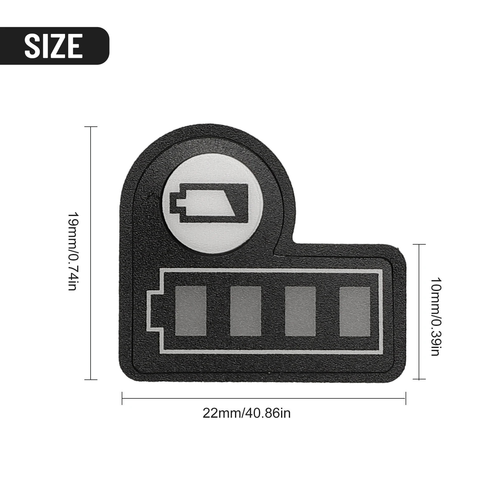 

10PCS For Makita BL1830 Li-ion Battery LED Key Sticker Label Tag For Makita 18V 14.4V Lithium Battery Power Tool Accessory