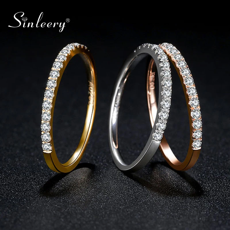 etiqueta Giotto Dibondon Suyo SINLEERY-Anillos delgados de una sola fila para mujer y niña, joyería de  moda, accesorios de boda, JZ041 SSB _ - AliExpress Mobile