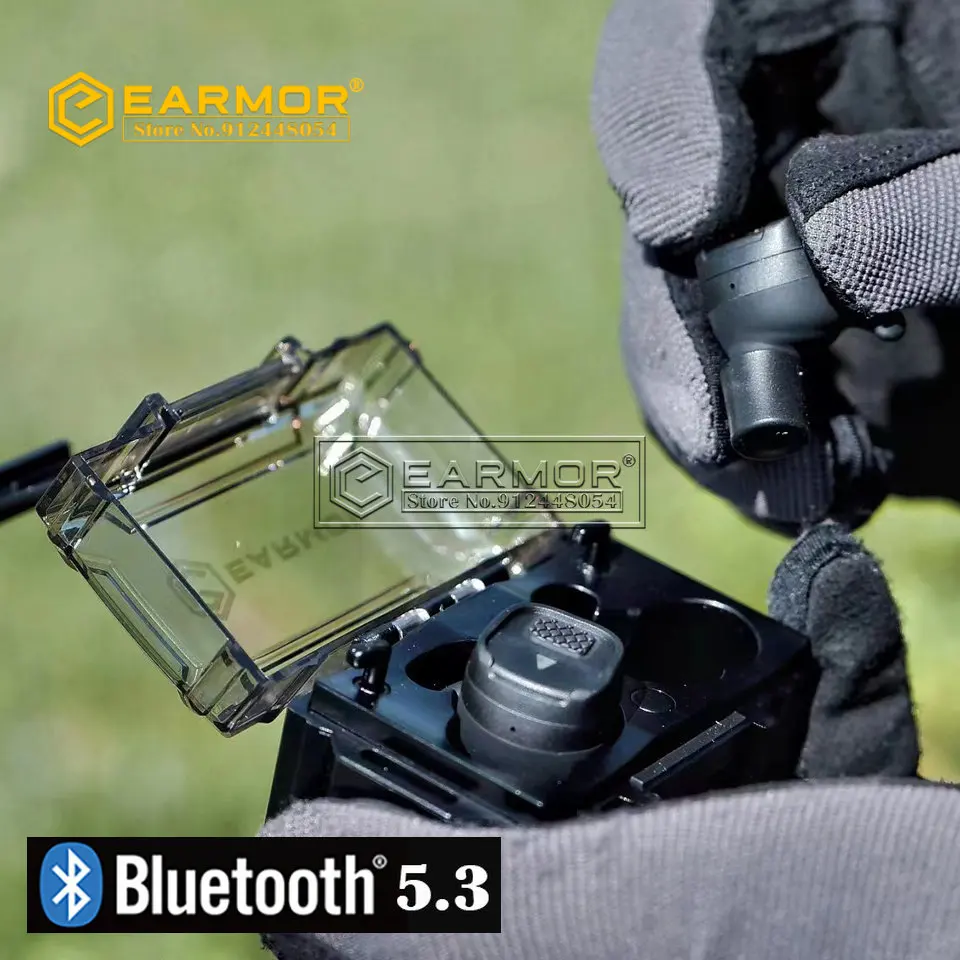 EARMOR Bluetooth Earplugs M20T BT5.3 Ver Electronic Noise Reduction Hearing Protection Earplug for Range Shoot Hunting 3