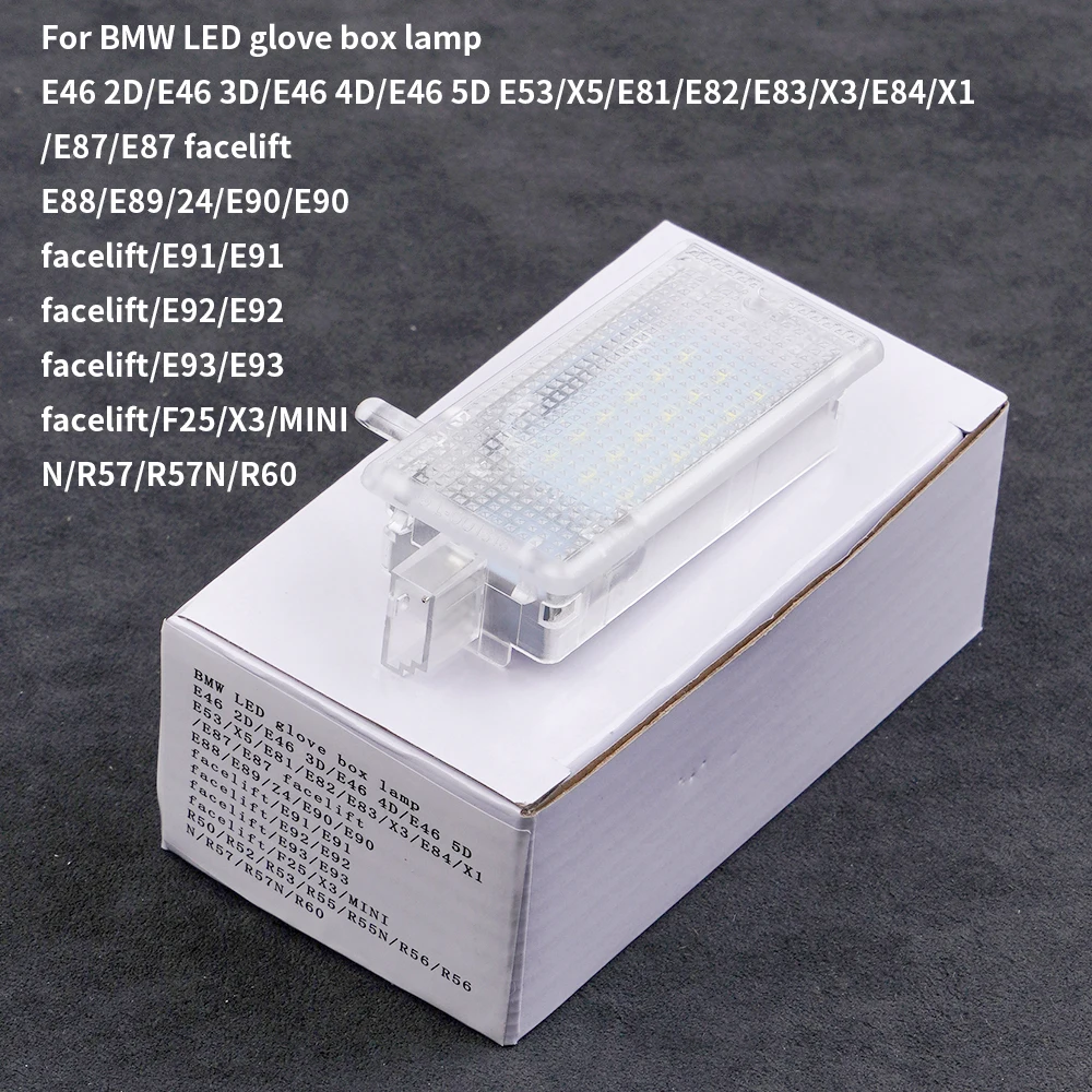 

OEM Replacement White Led Glove Box Trunk Light For Bmw E46 E90 X5 E53 E81 E82 E83 X3 E84 X1 E87 E88 E89 E91 E92 For Mini Cooper
