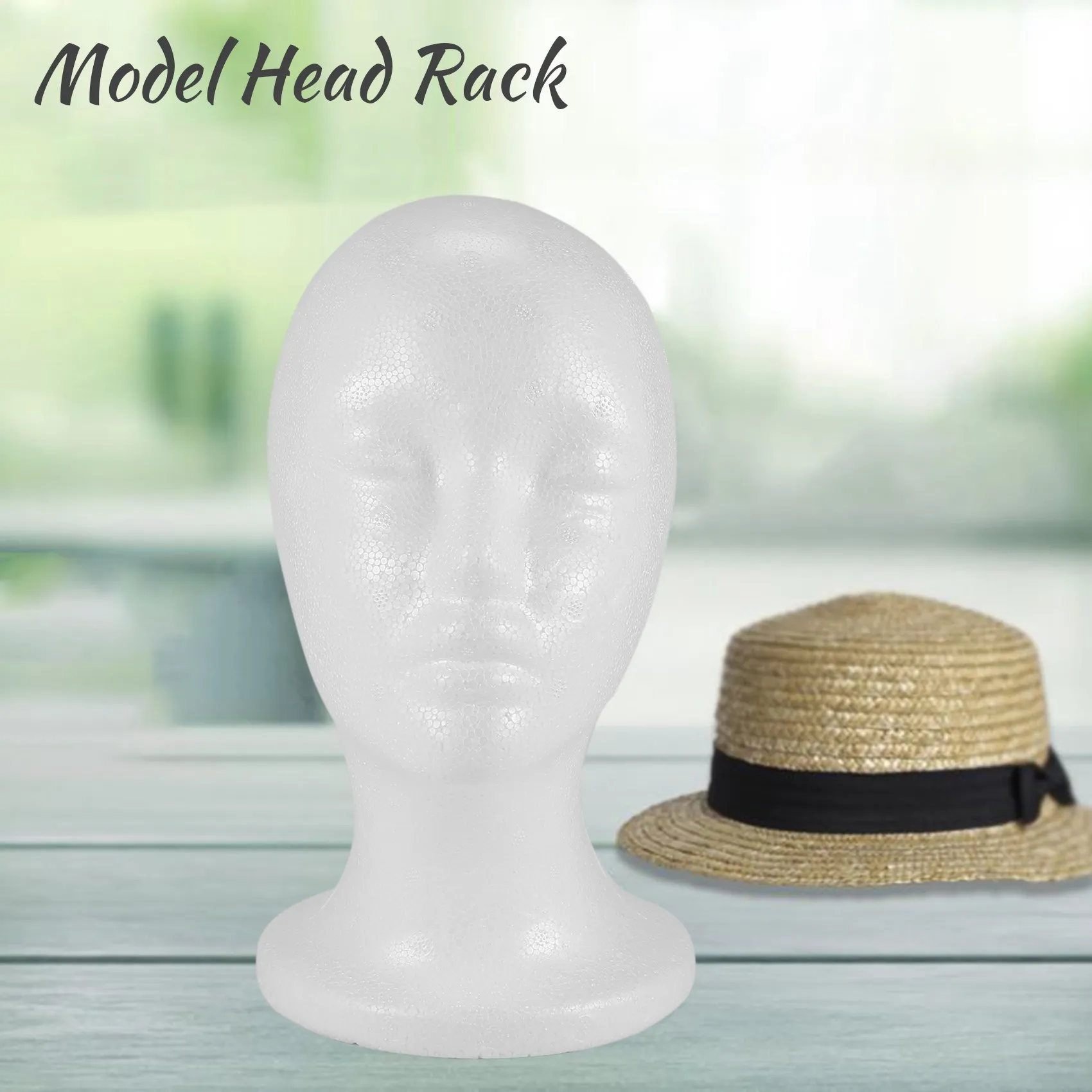 Foam Mannequin Head Female Hat Wig Display Stand Rack
