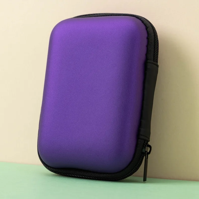 Square Data Cable Storage Zipper Bag Bluetooth Earphone Box Digital Camera Charger Hard Disk  Storage  Practical  Items