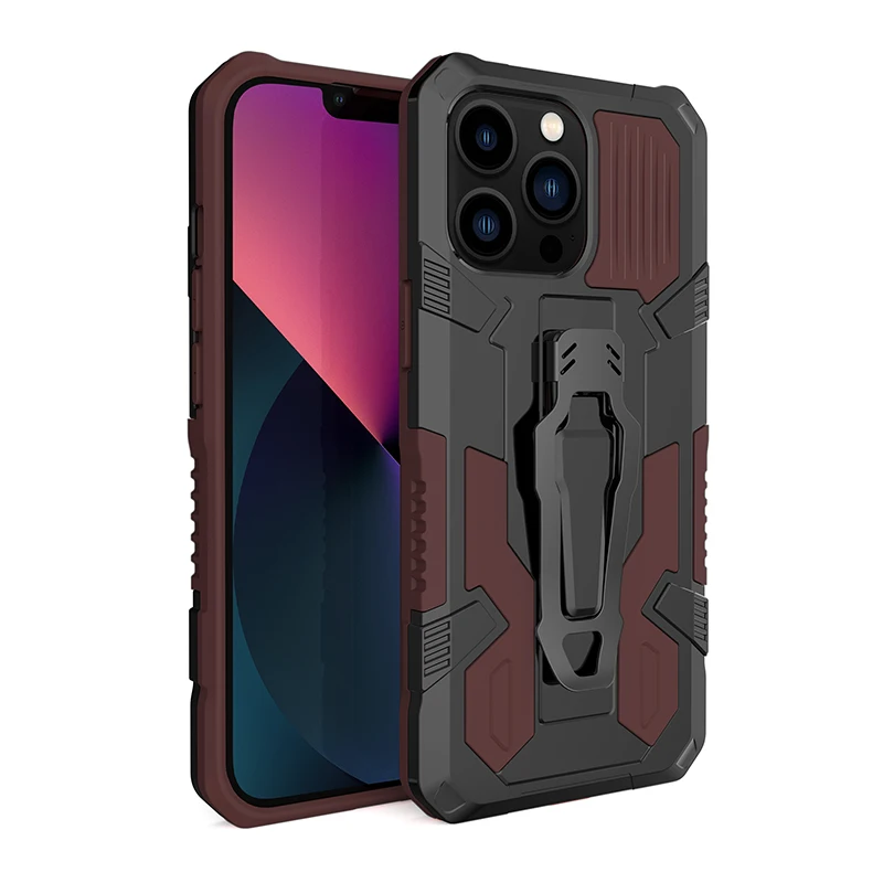 Advanced Shockproof Armor Phone Case with Back Clip Protection