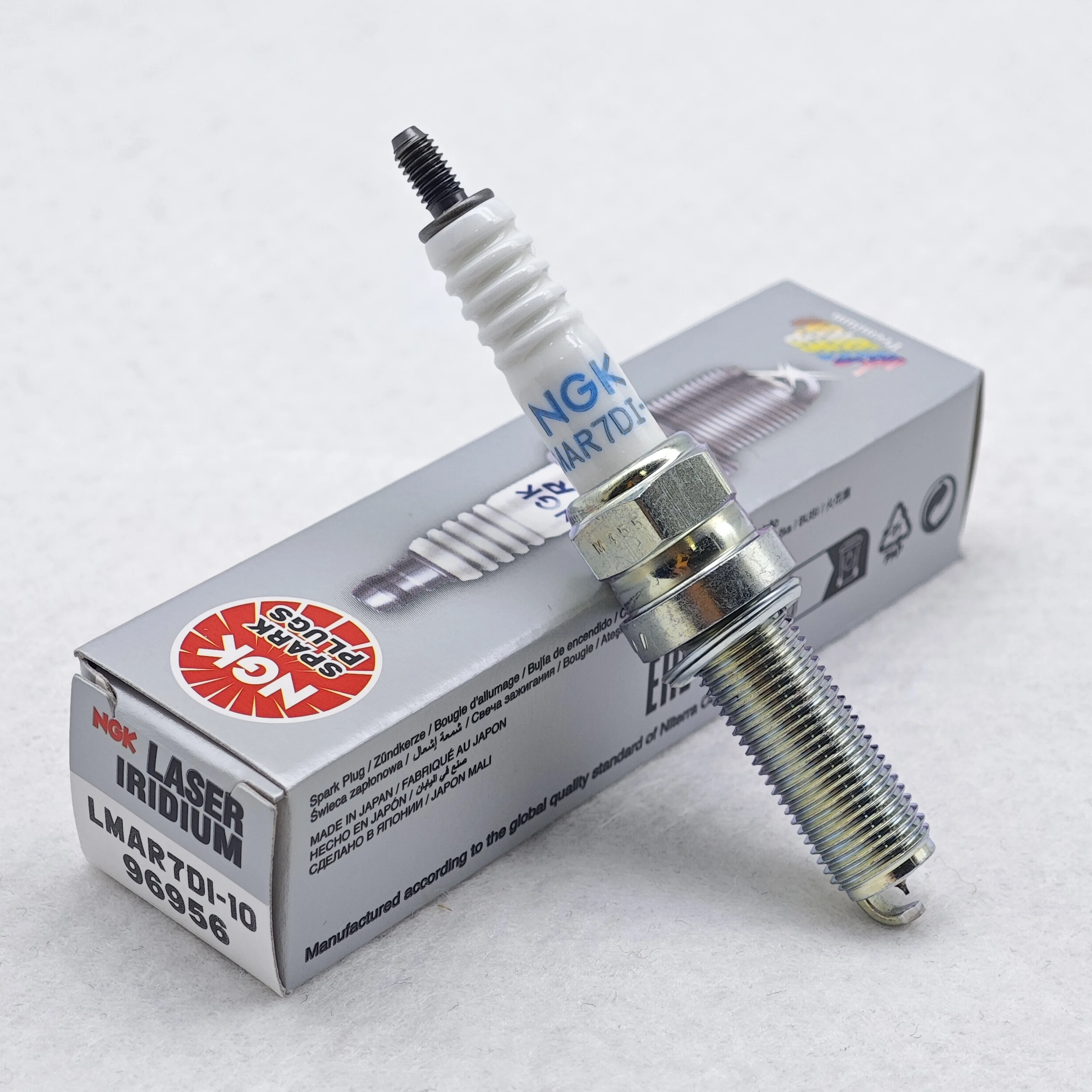 Original NGK Laser Iridium Spark Plug 1pcs LKAR9BI-10 95371 LMAR7DI-10 96956 Suitable For HUSQVARNA 701 KTM 1090 1290