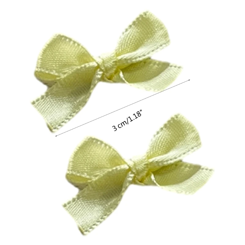

Ribbon Bowknot Hair Pins Elegant Alloy Hair Clips for Womens Barrette Heawear 264E