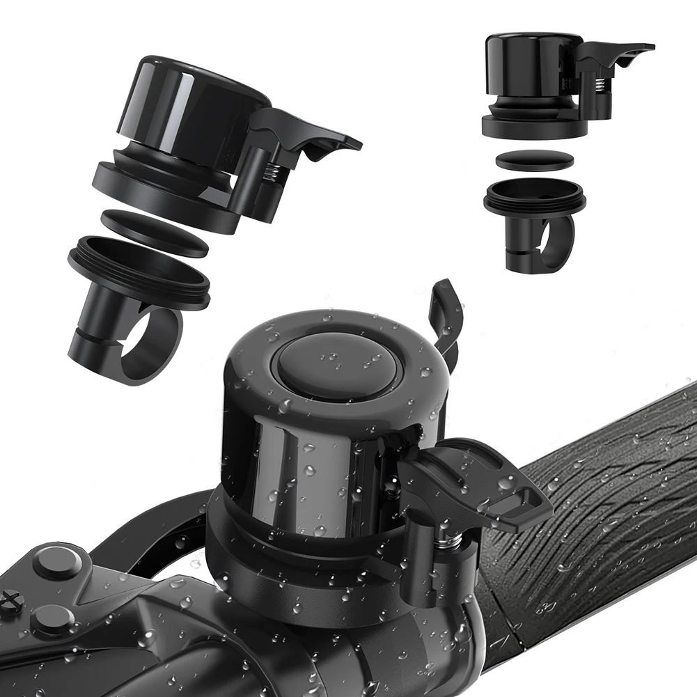 Bicycle Bell for Apple AirTag Bike Mount Bicycle Bell Waterproof Anti-Theft for Air Tag GPS Tracker Under Bike Holder