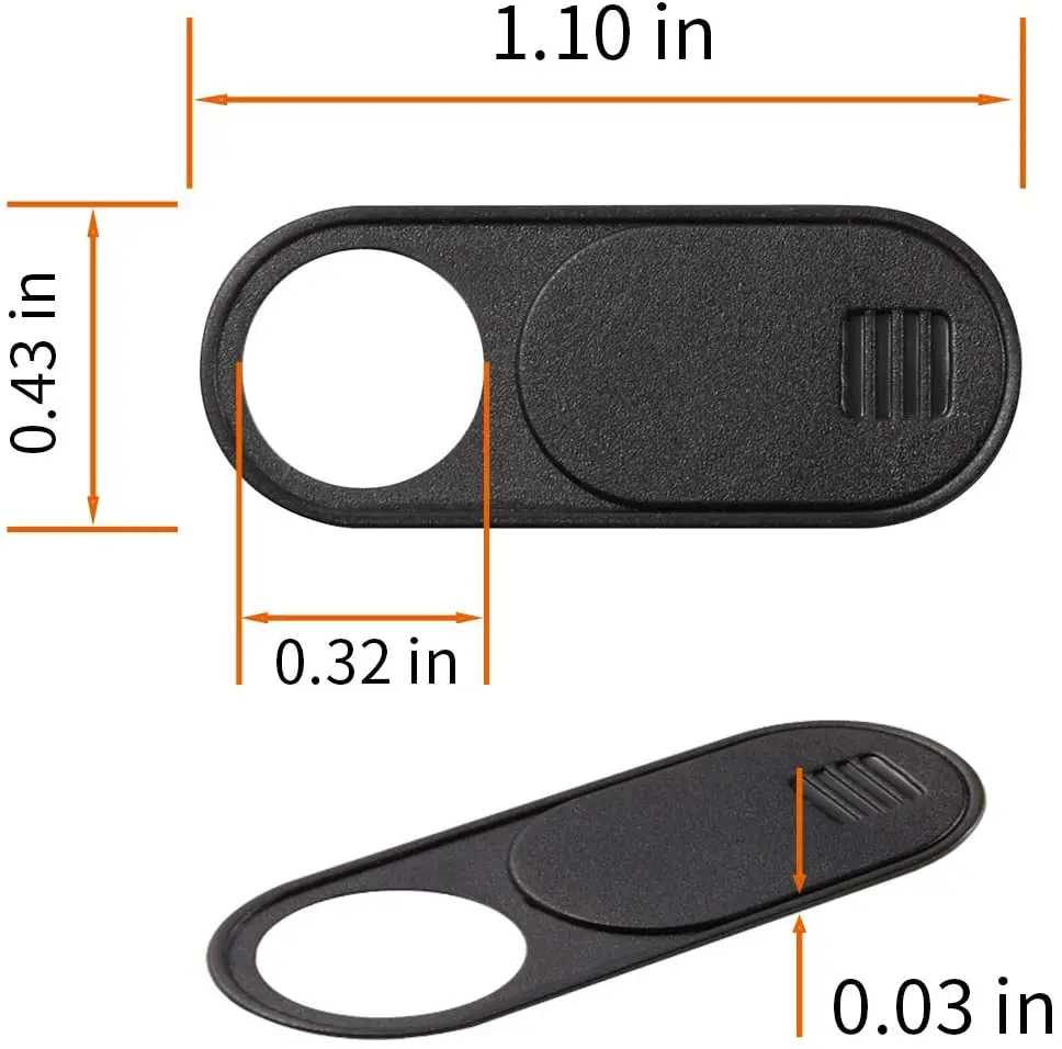 Privacy Protector Camera Cover | Center Console Slide Switch Blocker | Interior Sticker Trim
