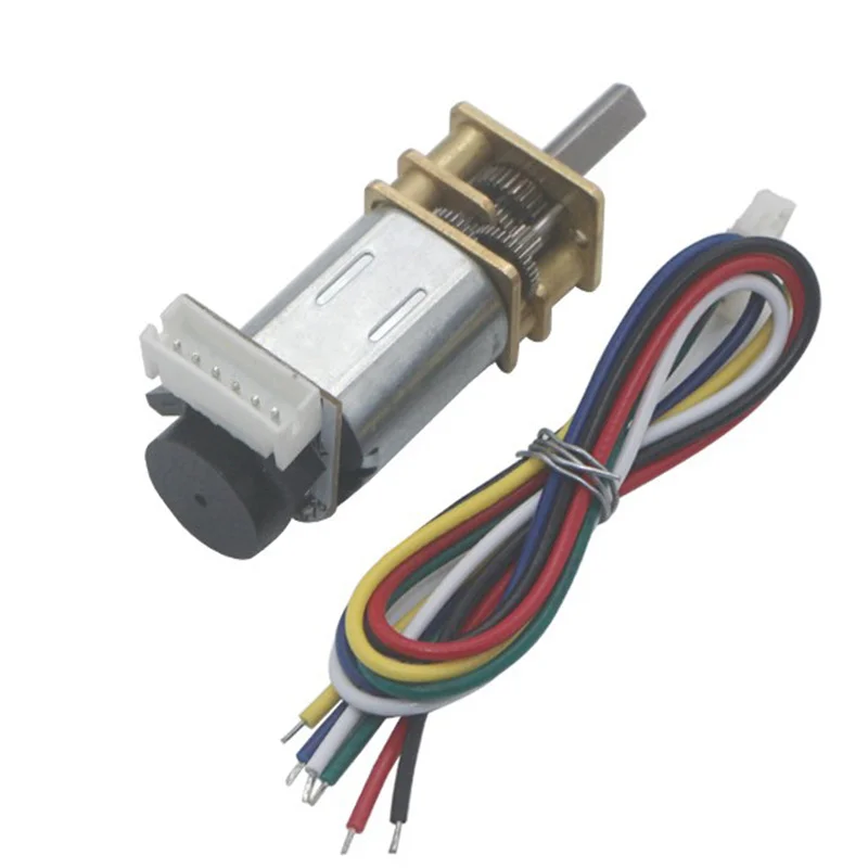 Motore Ad Ingranaggi In Metallo Micro N20 Con Albero Di Usca Lungo 66 Mm A Bassa Veloc&agrave; CC 3 V-6 V 30-65 Giri/min