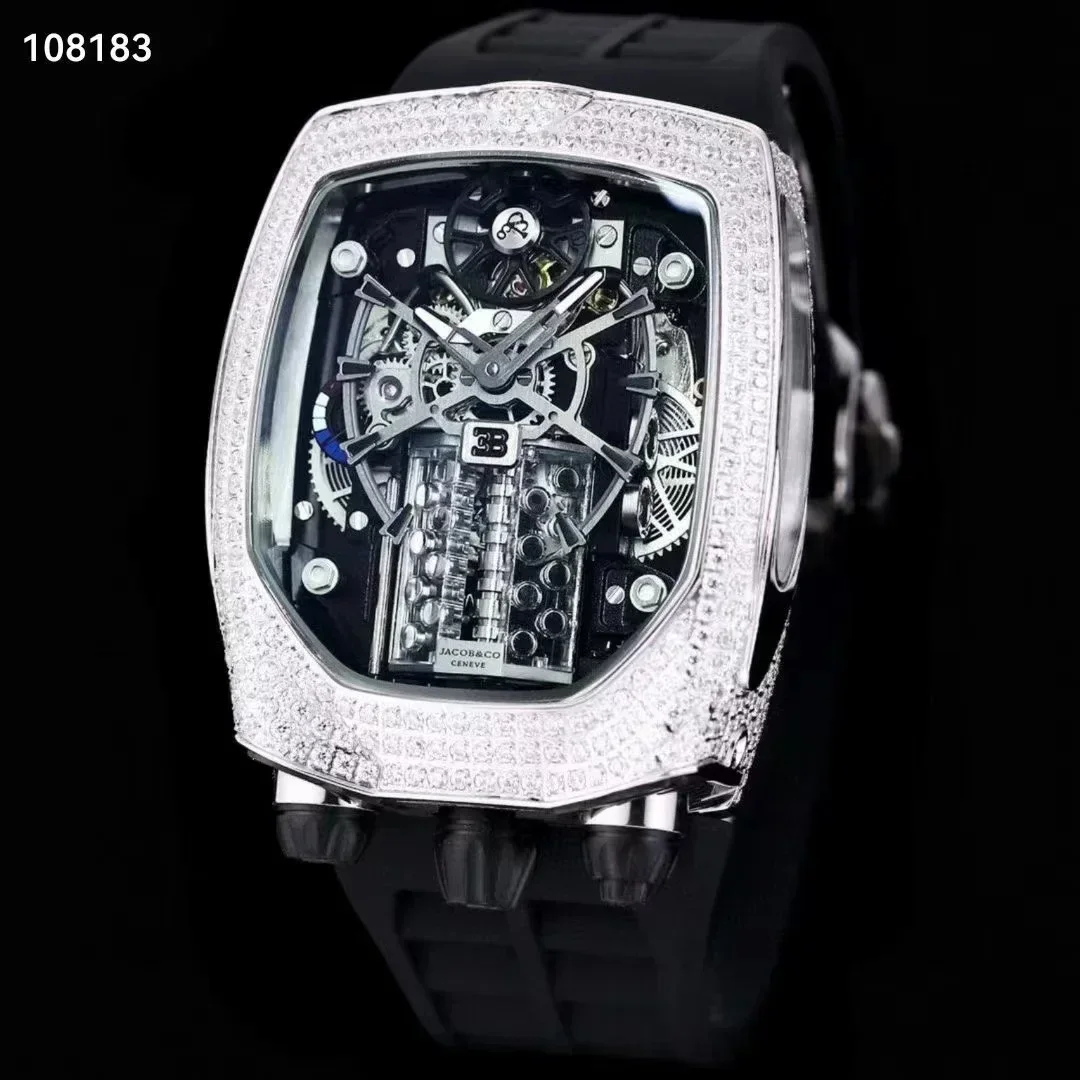 Men's Mechanical Watch automatic carving design mens watch