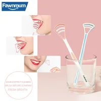 Fawnmum Silicone Tongue Scraper 1Pcs Macaron Color Tonger Brush Cleaning Tools Toothbrush Oral Care Fresh Breath Safe Clean 4