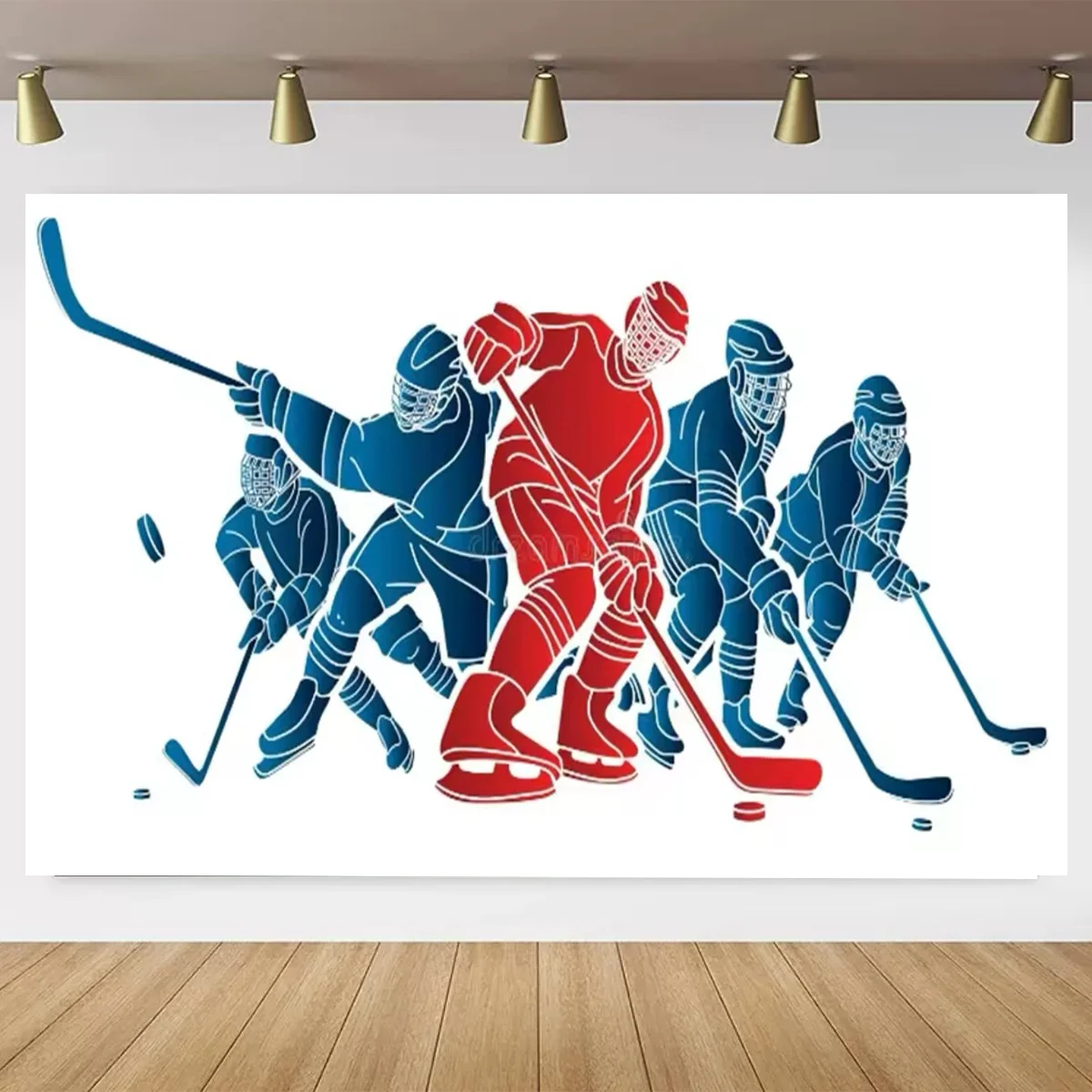 Biglietto di compleanno per lui, hockey su ghiaccio, per uomini e