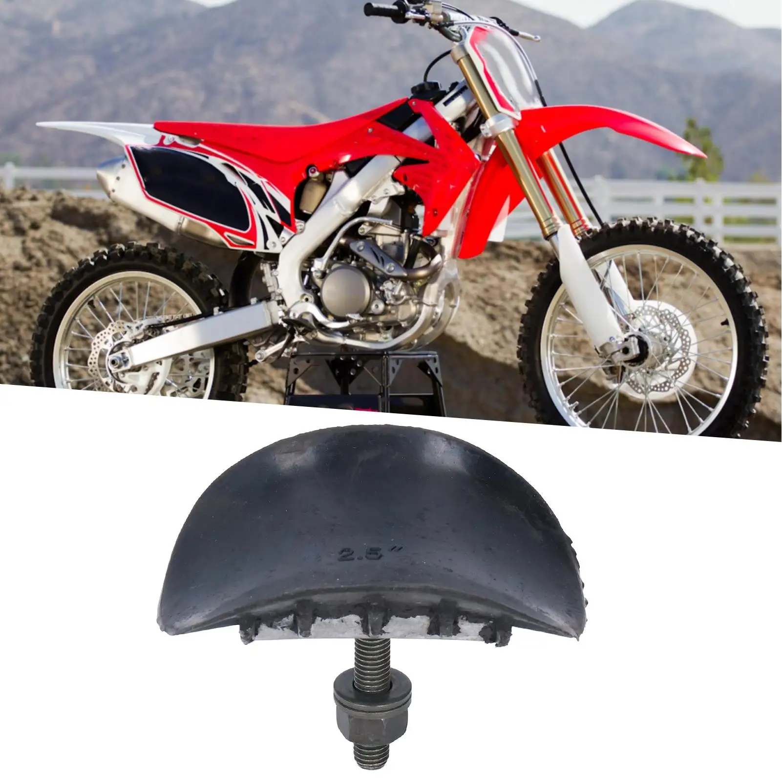 Wheel Rim Tire Lock for 2 .5in Abrasion Resistant Rear Wheel Rim Lock for 2 Stroke 5 cc 4 Stroke 45 cc Motorcycle Dirt