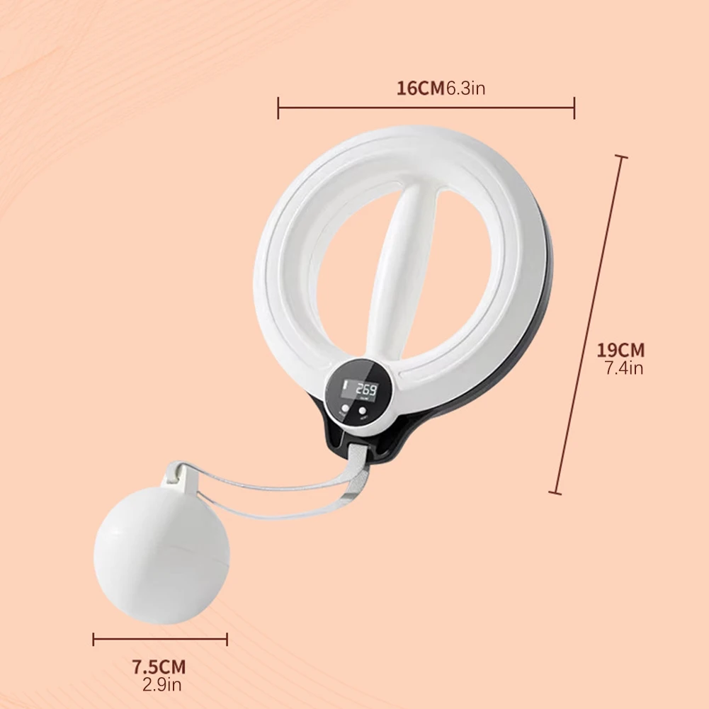 남녀공용 팔 운동 기구, 어깨 운동 기구 360 °   LED 카운터가 있는 수동..