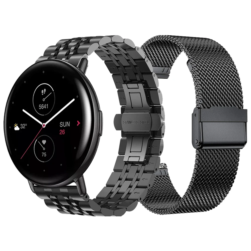 Correa acero 'Clásico' Amazfit Balance (plata) 