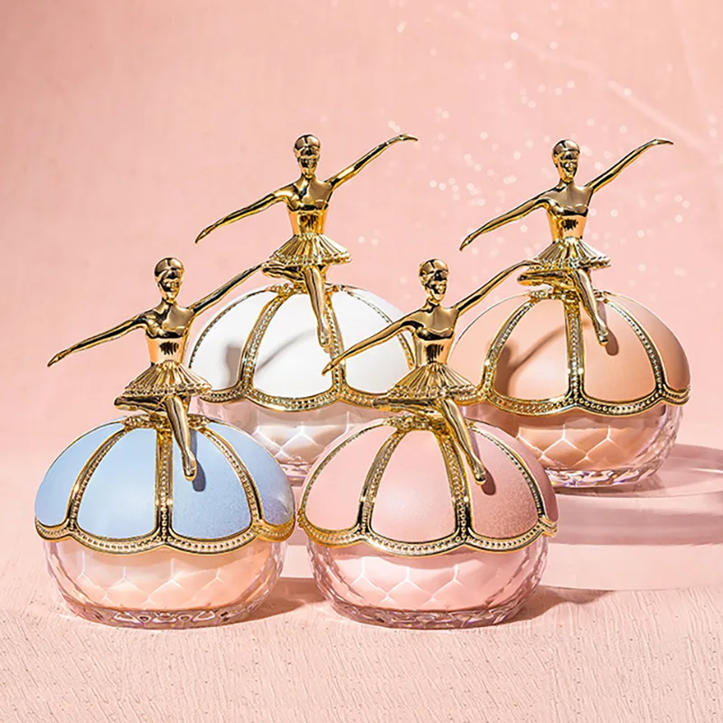 Large Capacity Ballet Finishing Powder Waterproof Sweatproof Makeup Long Lasting Oil Control Face Powder face powder