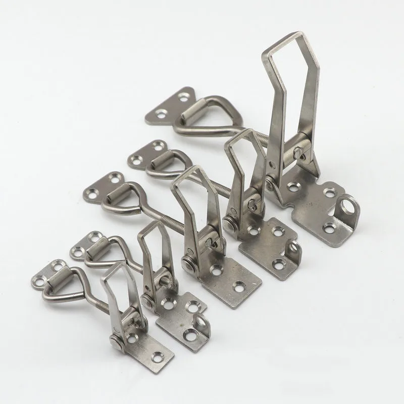 Stainless Steel Anti-Rattle Fastener Marine Boat Latch Locker Hatch Clamp Boat Locker Anti Rattle Latch Fastener Clamp Marine toggle latches decorative latches buckle clamp