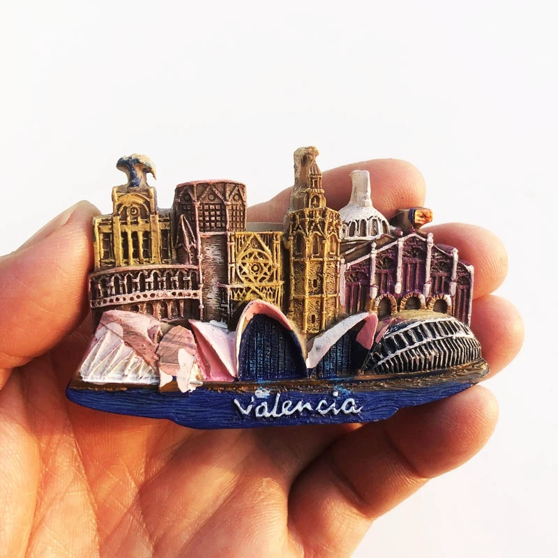 Europe Spain Valencia Madrid Fridge Magnets