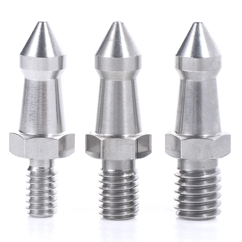 Camera Tripod Stainless Steel Tripod Spike 1/4 3/8 M8 Inch Monopod Feet Screw Fixed