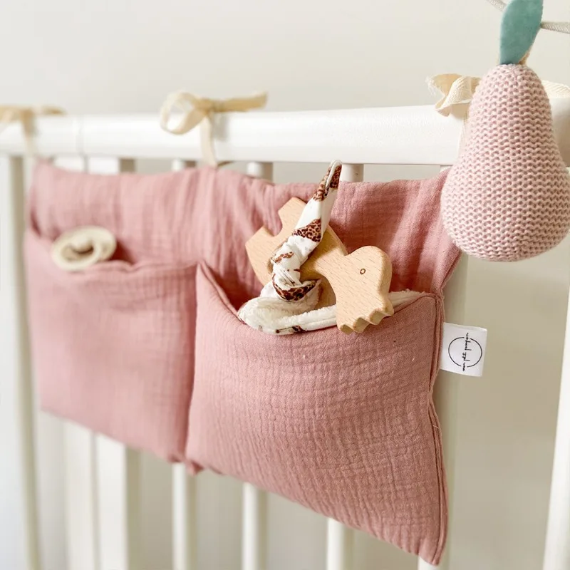 Cotton Baby Crib Storage Bag Newborn Ringing Toys Diaper Pacifier Grinding Toy Supplies Organizer Trolley Headboard Storage Bag Cotton Baby Crib Storage Bag Newborn Ringing Toys Diaper Pacifier Grinding Toy Supplies Organizer Trolley Headboard Storage Bag
