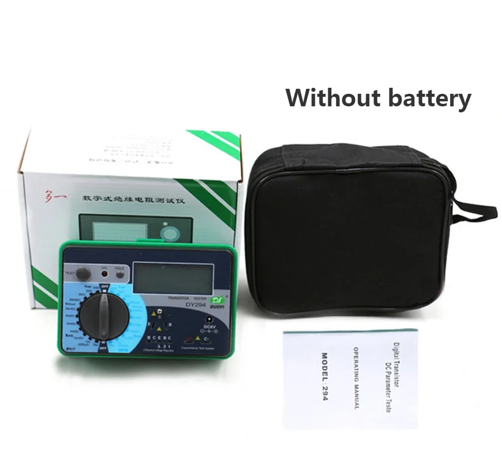 DUOYI DY294 digital transistor DC parameter tester Capacitance withstand voltage value Field-effect transistor detector 5
