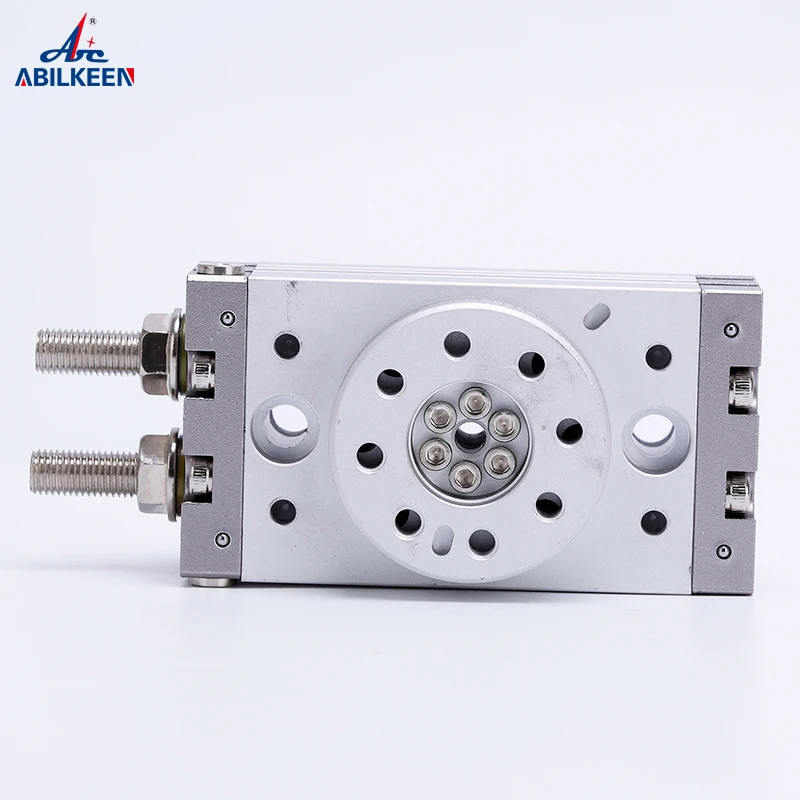 ABILKEEN MSQB Type Rotating Air Cylinder 0~190 &deg; Double Acting Rotating Pneumatic Air Cylinder Pneumatic Components