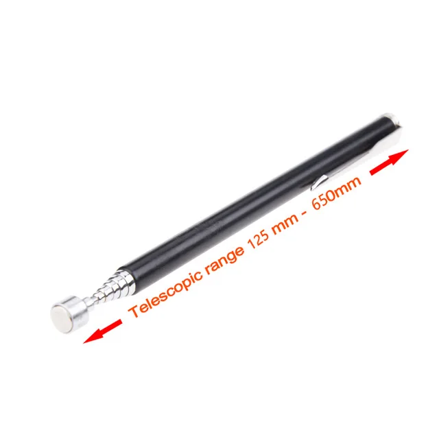 Patelai 4 Pcs Telescoping Mechanic Magnet Tool Inspection Mirror Set With 2 Lb 20 Lb Magnetic Pickup Tool 8lb LED Light Telescoping Magnet Stick