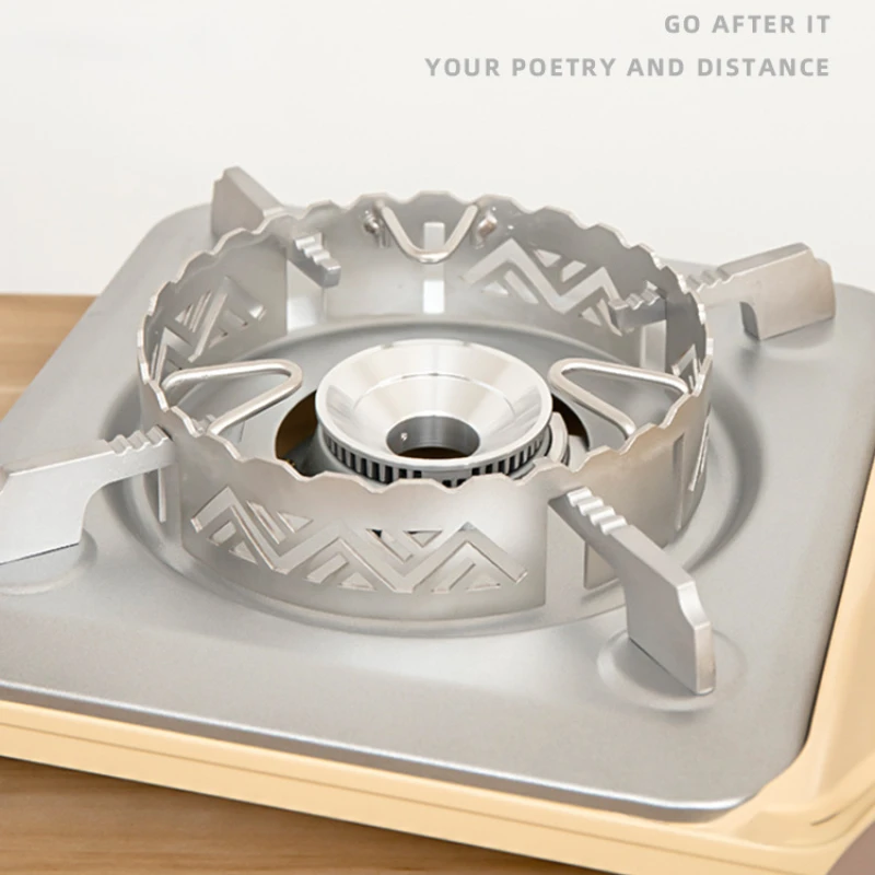 

Outdoor Camping Cassette Stove Windproof Ring Portable Kitchen Baking Gas Tank Picnic Stove Equipment Cooking Accessories New