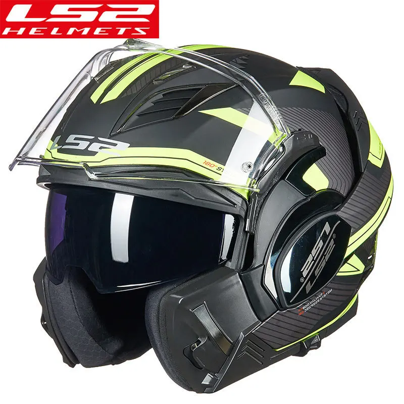 Original LS2 FF900 motorcycle helmet 180 degrees back somersault helmets ls2  Valiant 2 casco moto casque