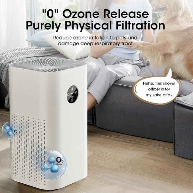Air Purifier Intelligent negative ion with smoke/ozone/UV sterilization lamp remote control function Sterilization purifier 4
