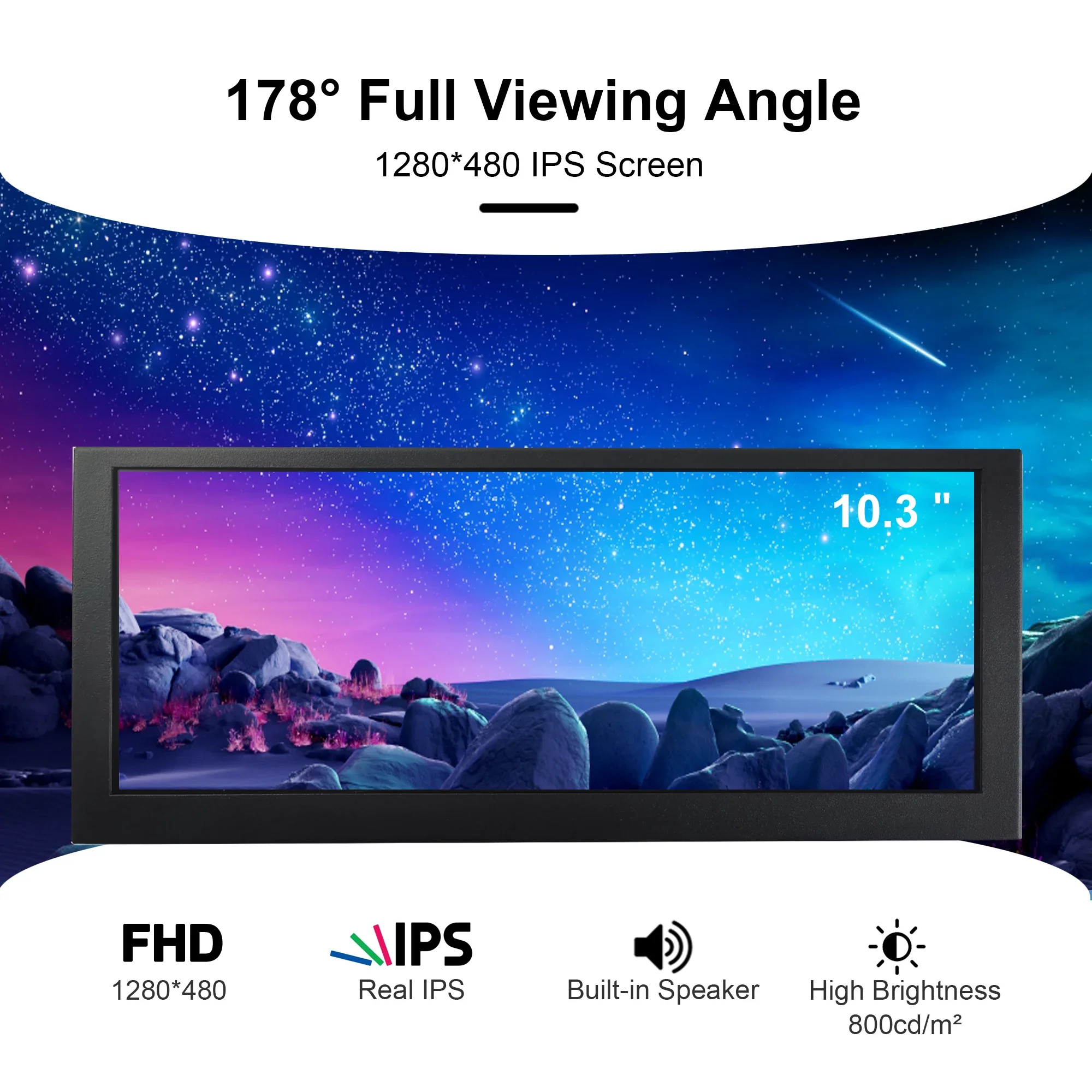 10.3 ġ LED ޴ , ĵ ÷ , Ʈ ġ ǻ ̽ X-Box   PS4 ȵ̵ TV ڽ, 1280*480