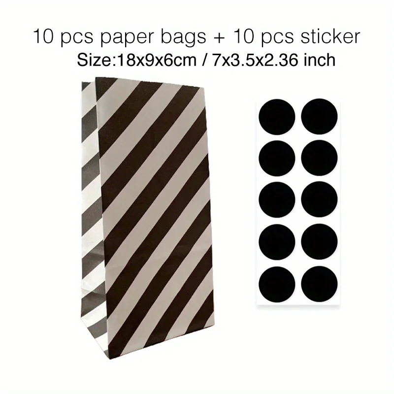 Vibrant Assorted Stand-Up Favor Bags with Stickers - Ideal