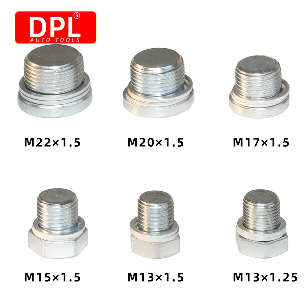 Lacooooppia Oil Drain Plug Thread Repair Kit Sump Drain Plug Repair Kit Professional Easy To Use Spare Parts Oil Pan Screws Tool M17x1 5