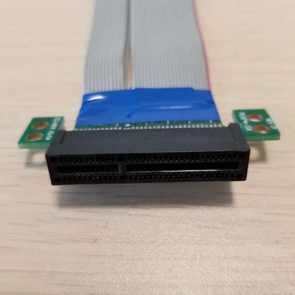 Cabo de Extensão para Cartão Pci-e Pci Expressor x4 Flex Riser Cabo de Extensão de 15cm para 1u 2u - Imagem 4