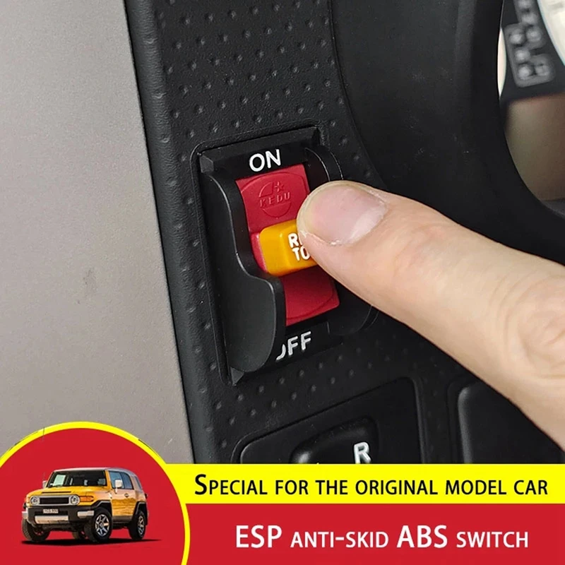 

ESP Anti-Skid ABS Switch Mud Escape Switch Accessory For Toyota Fj Cruiser Prado Wheel System Modification Off-Road Non-Slip