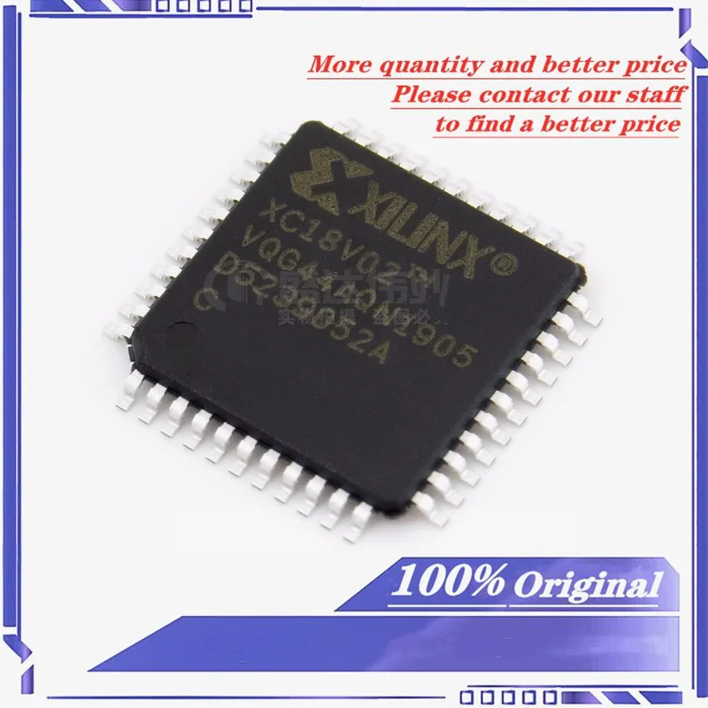 

1 шт., XC18V02VQG44C VQFP-44, новый оригинальный товар в наличии