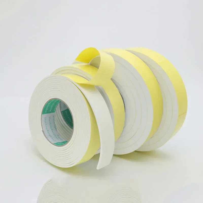 Self Adhesive EVA White Sponge Foam Rubber Tape Anti-collision Seal Strip Thick 2 3 5mm adhesive tape adhesive seal strip
