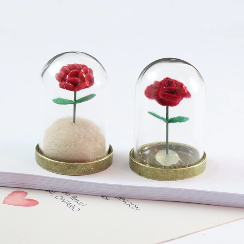 반려동물 털 기념병 강아지 이빨 기념병 장식품 DIY 장미 개 고양이 기념품 반려동물 장례 용품