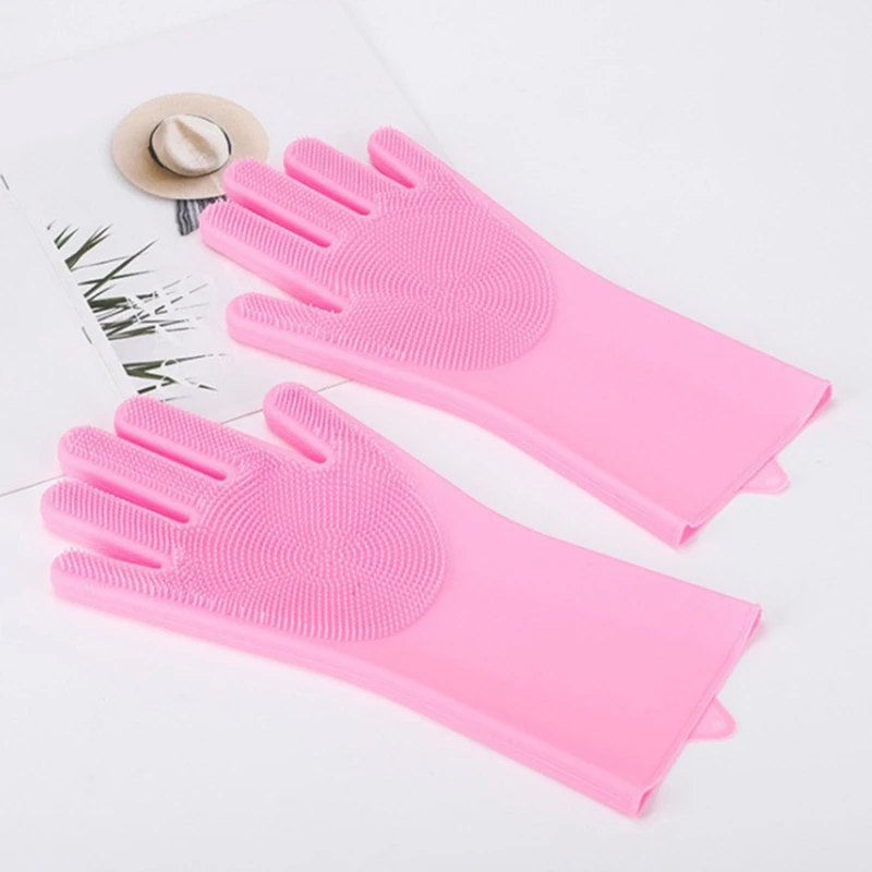 Pet Grooming Bathing Gloves Dog Cat Bathing Shampoo Scrubber Massaging Cleaning Cleanner Sponge Silicon Hair Removal Glove pet grooming gloves pet hair remover gloves