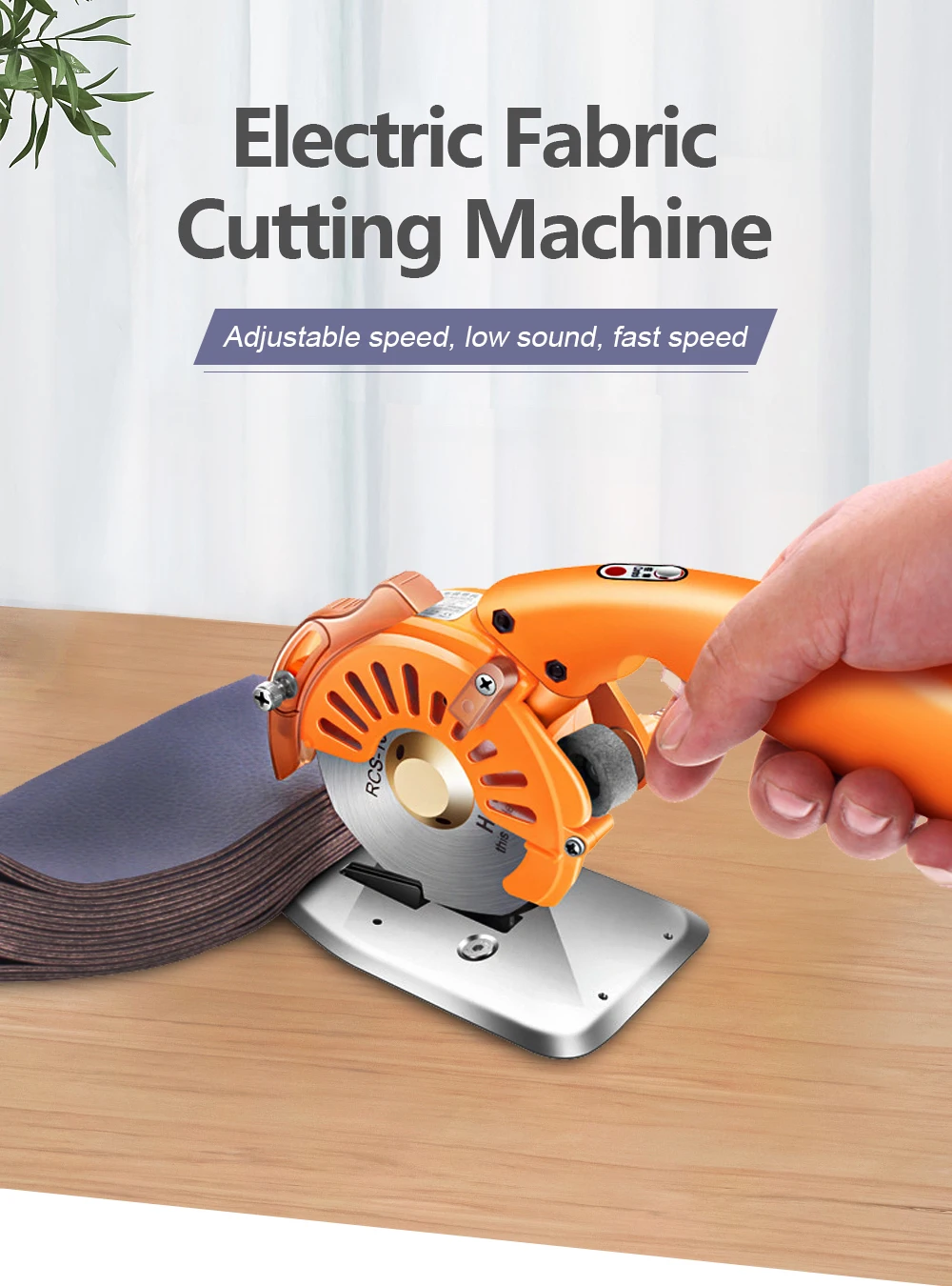 Electric Circular Knife Cutting Machine Servo 100 Direct Drive Electric Shears F