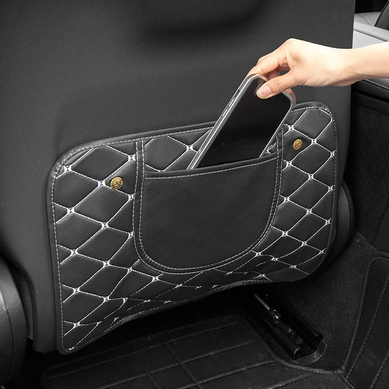 Universal Car Seat Back Protector Kick Mat Anti-Scratch Dirt Proof Rear Seat Cover For Kids Anti-Dirty Protector Cover
