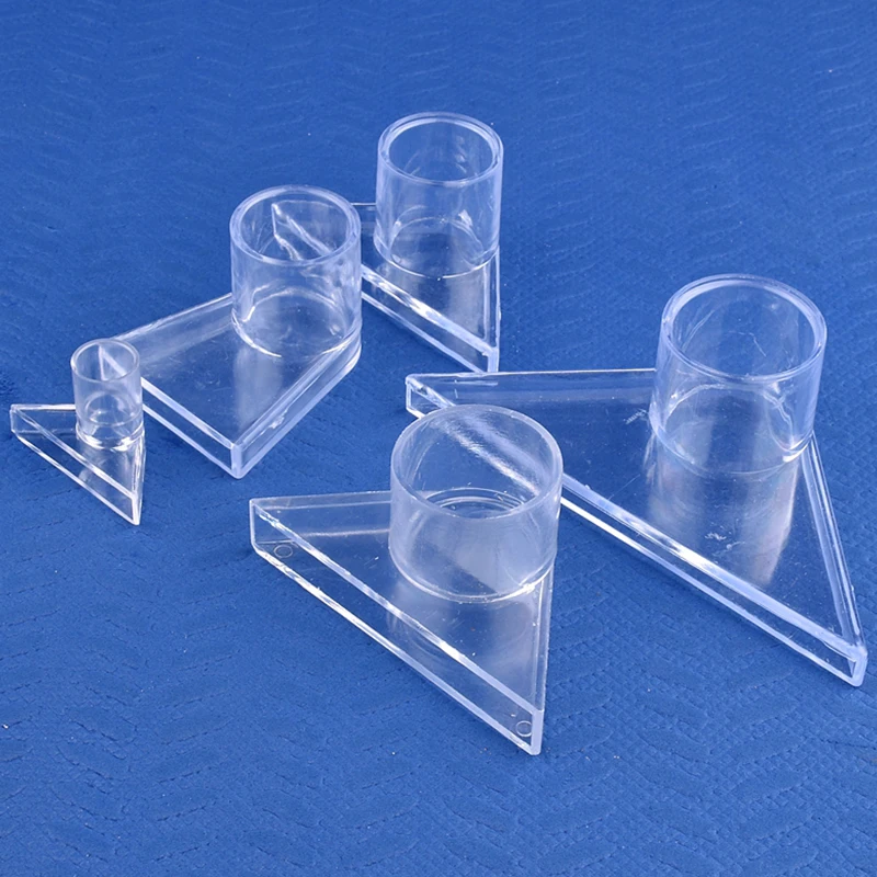 16~32mm Acrylic Aquarium Fish Tank Pump Duckbill Water Outlet Triangle Nozzle, Duckbilled Return Pipe Fittings DIY Connector 4