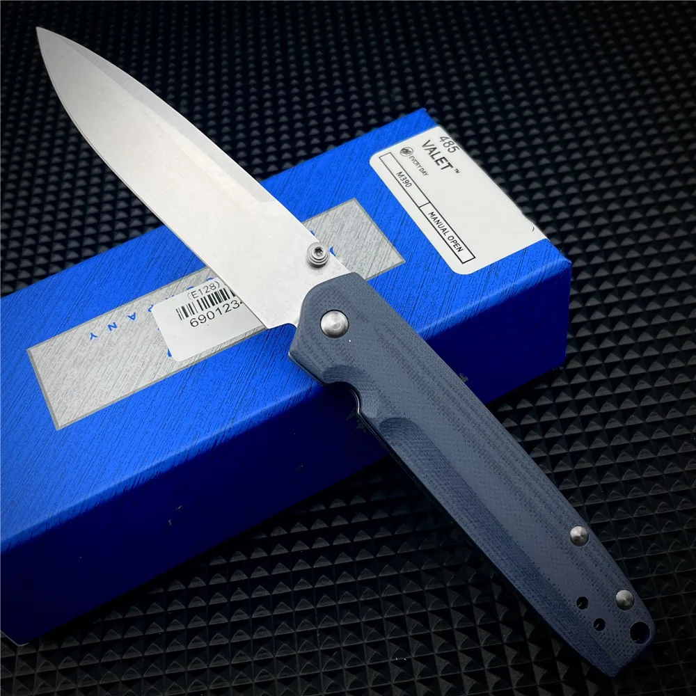 

BM 485 Folding Knife Mark M390 Blade G10 Handle Copper Washer Fruit Utility Pocket Survival Hunting EDC Tool Camping Knife