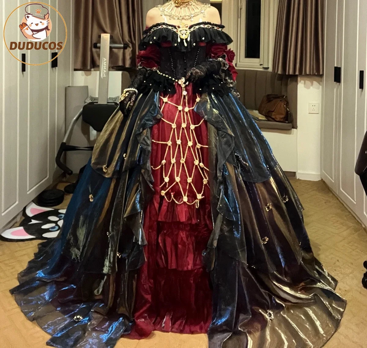sachin and babi light blue dress Mary Cosplay Game Identity V Costume Bloody Queen New Skin Elegant Formal  Dress Halloween Party Role Play Clothing S-XXL